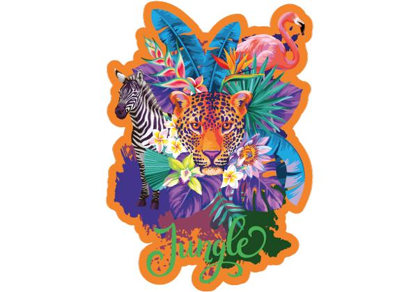 Wooden Puzzle with Figurines - Magic Jungle L 300 pieces