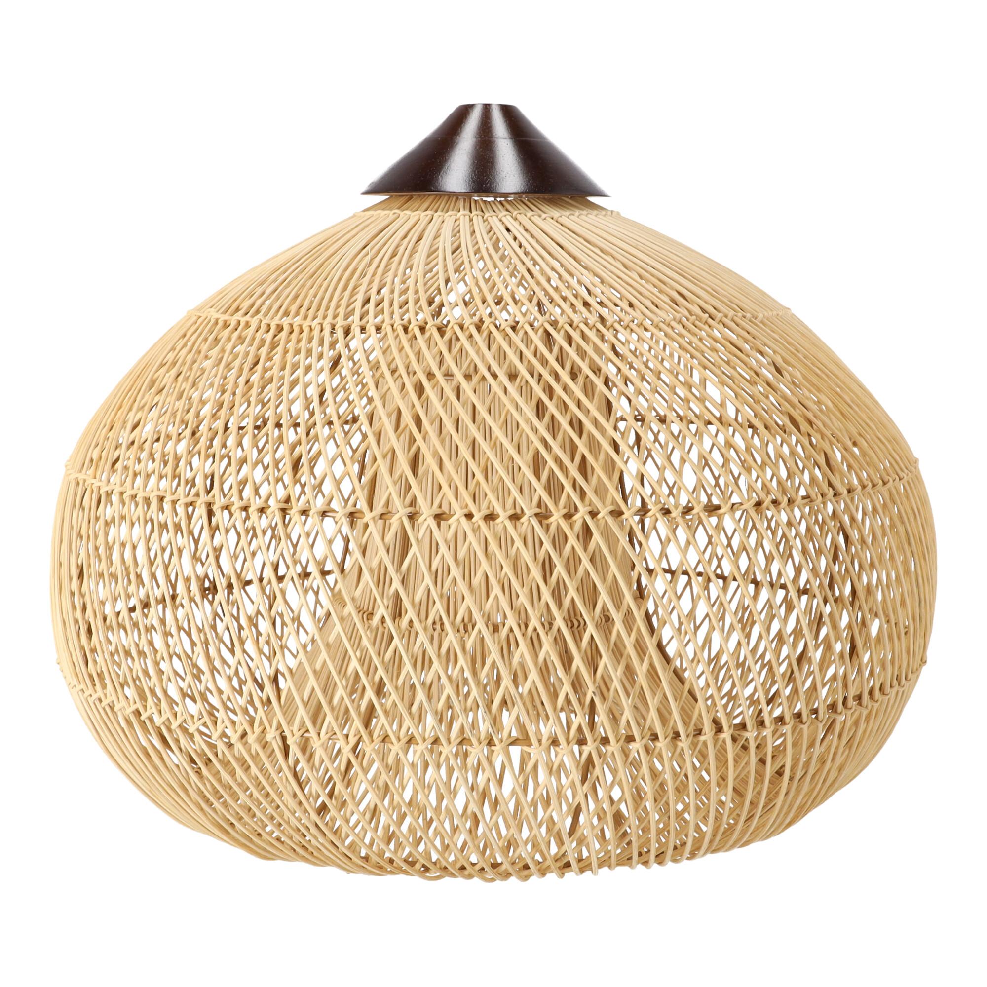 Decorative Rattan Pendant Lamp - 50 cm (Natural Color)