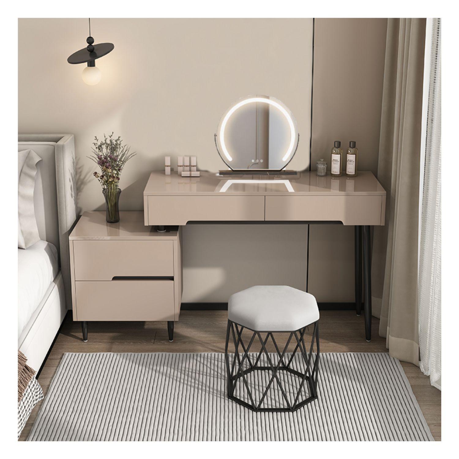 LOFT dressing table Set / 120 cm Top - Gray Color