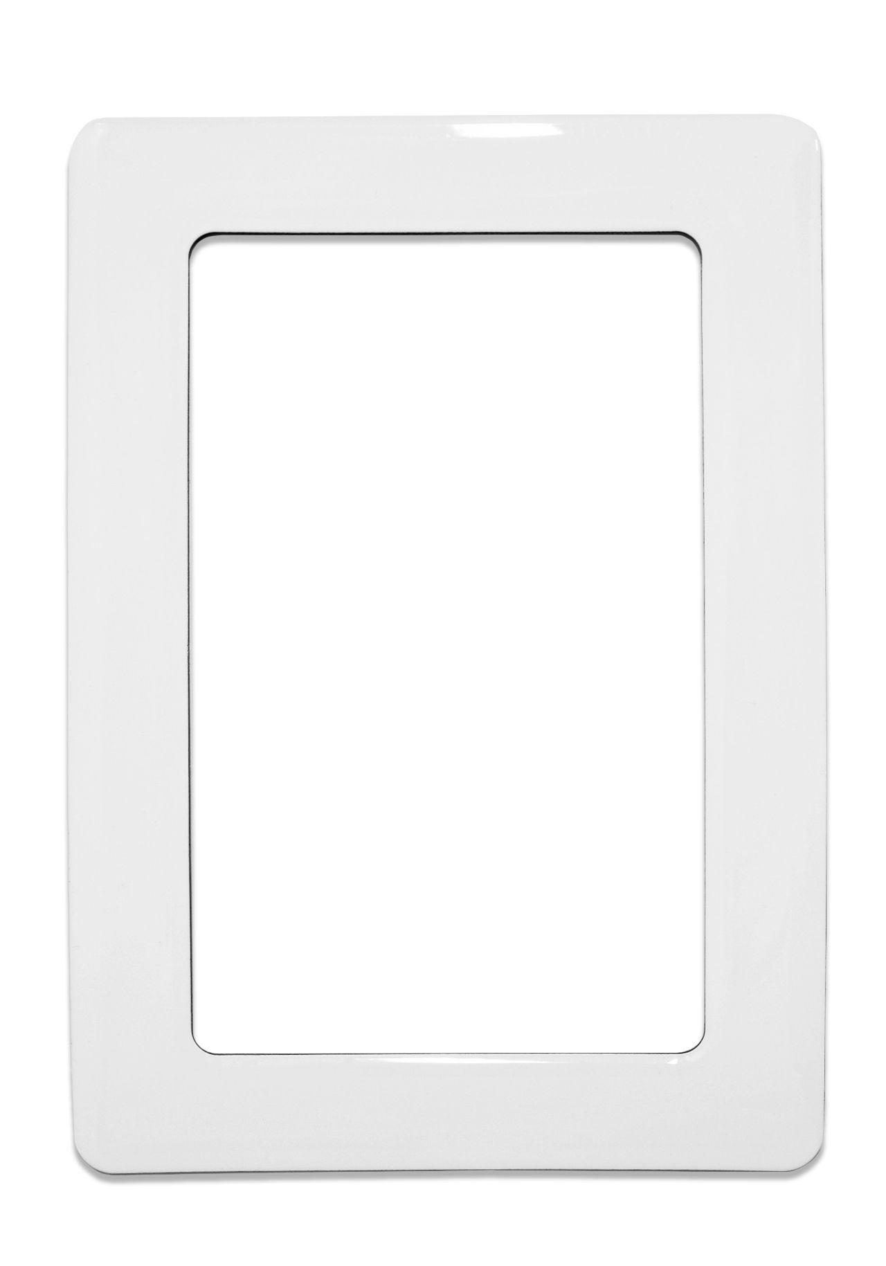 Magnetic self-adhesive frame size 12.3x8.1cm - white