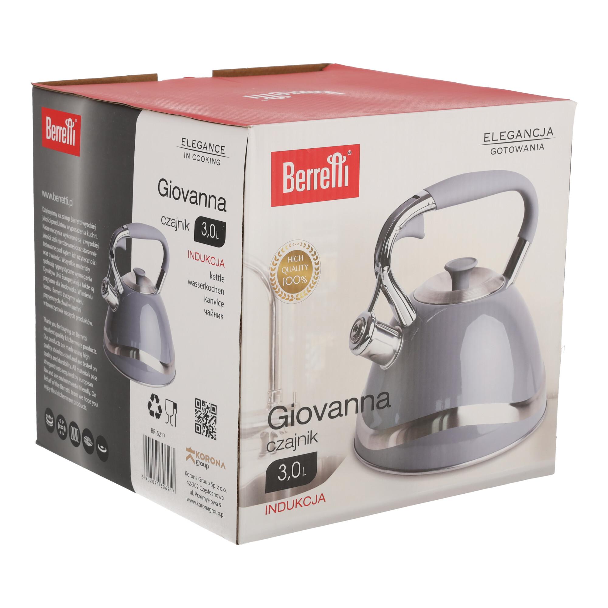 BERRETTI GIOVANNA 3L Black Kettle