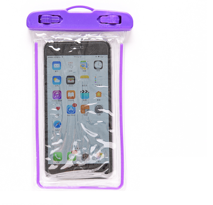 Waterproof universal case, phone cover - purple
