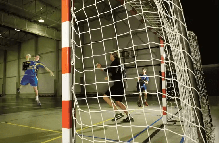 Pro Soccer Goal with Net 300x200 cm - Red and White