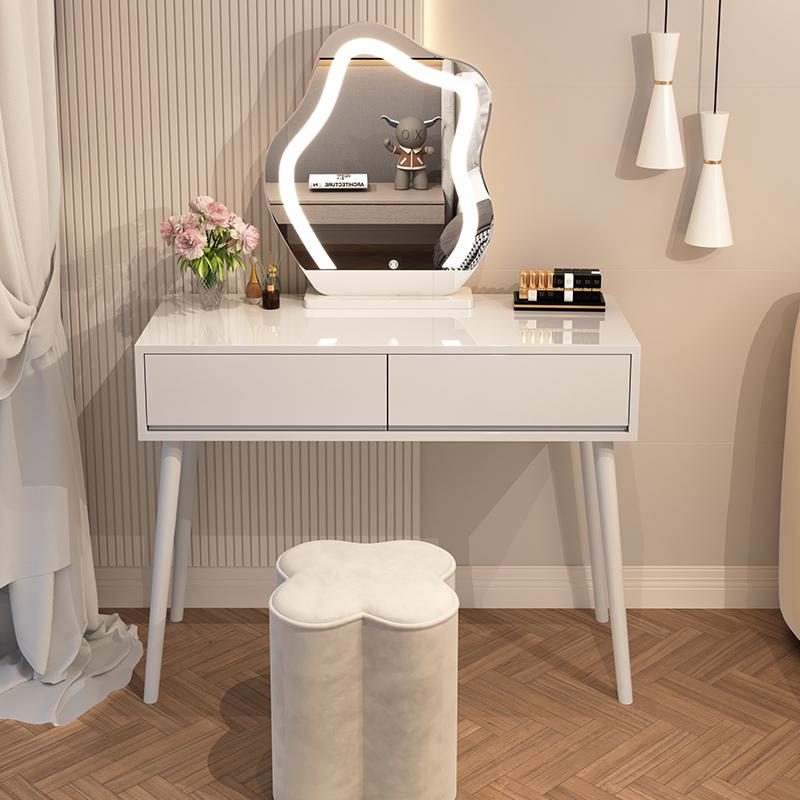 Dressing table in French style / furniture set, top 100 cm - white color