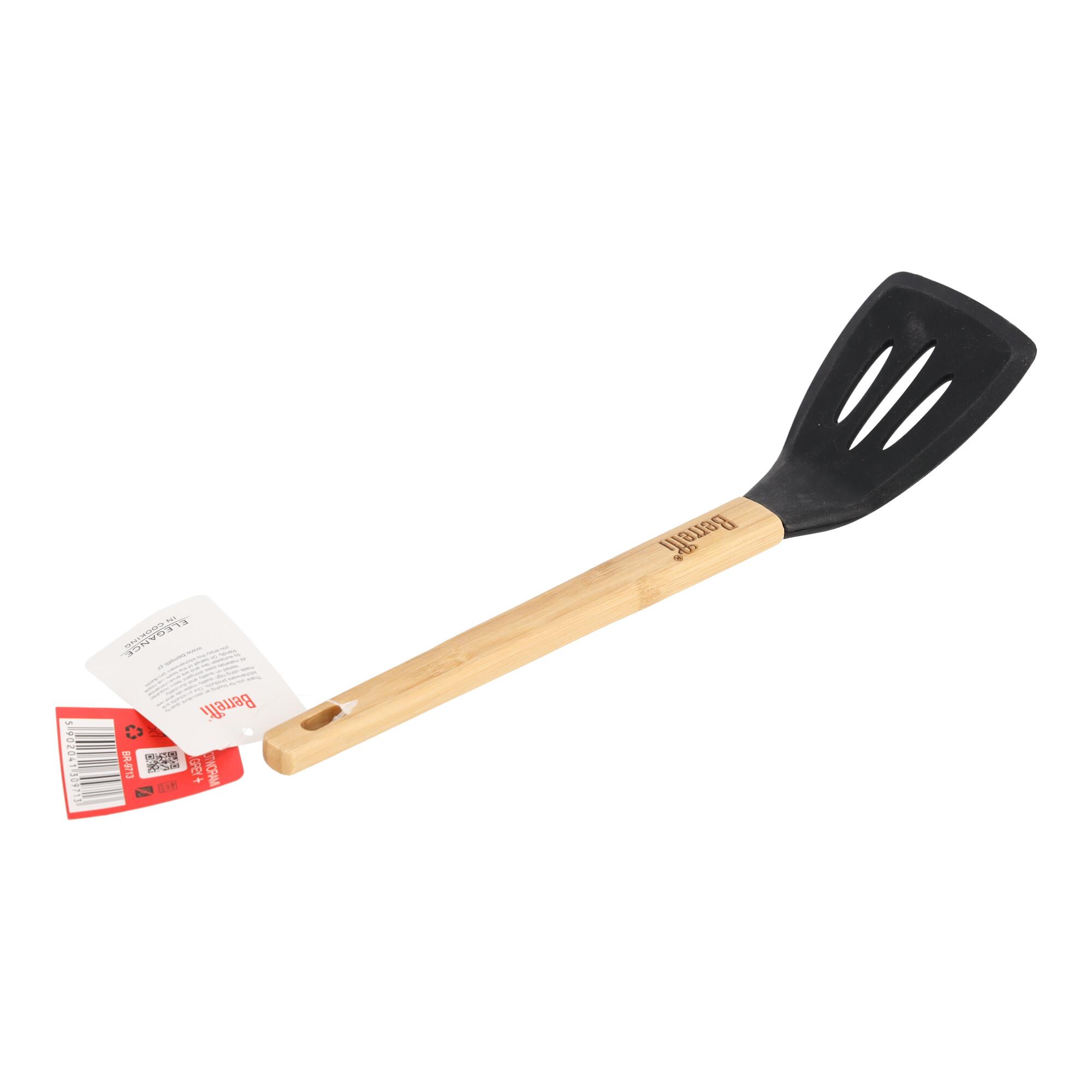 BERRETTI NATUR GREY PLUS Slotted Spatula