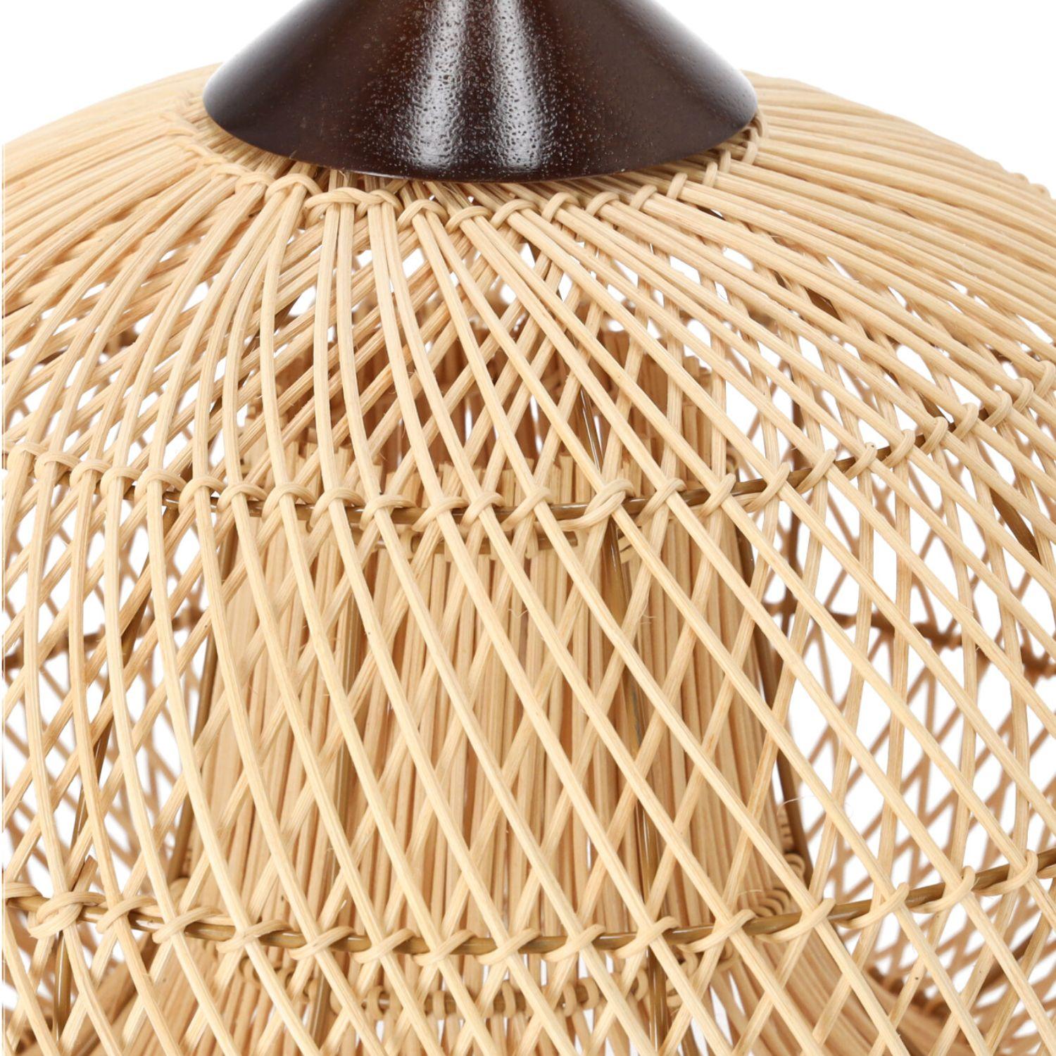 Decorative Rattan Pendant Lamp - 40 cm (Natural Color)