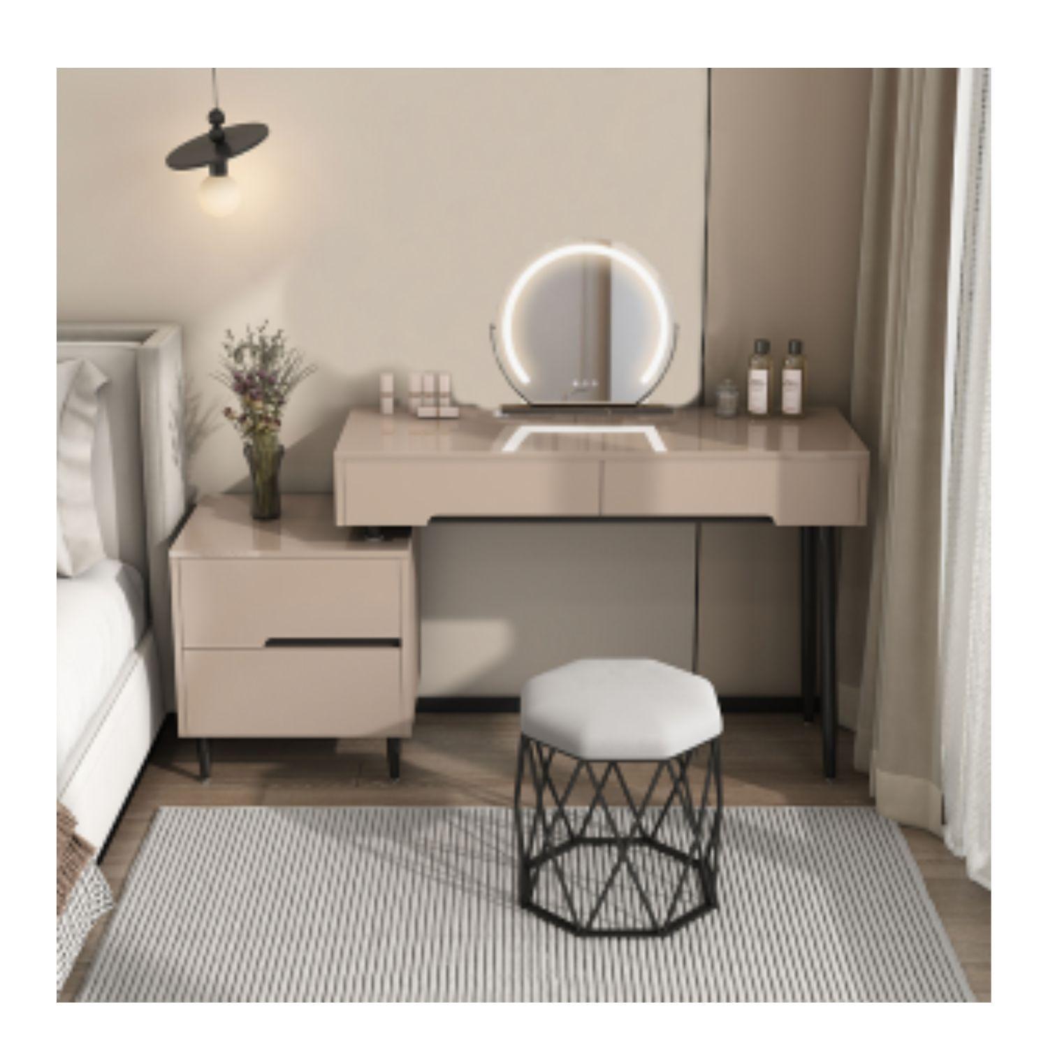 LOFT dressing table Set / 80 cm Top - Gray Color