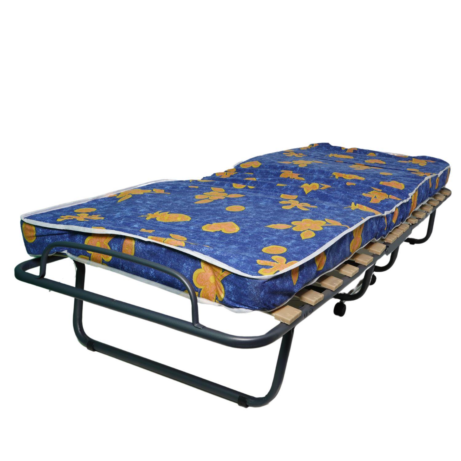 Foldable Bed with Wheels ARDIS 190 x 80 cm