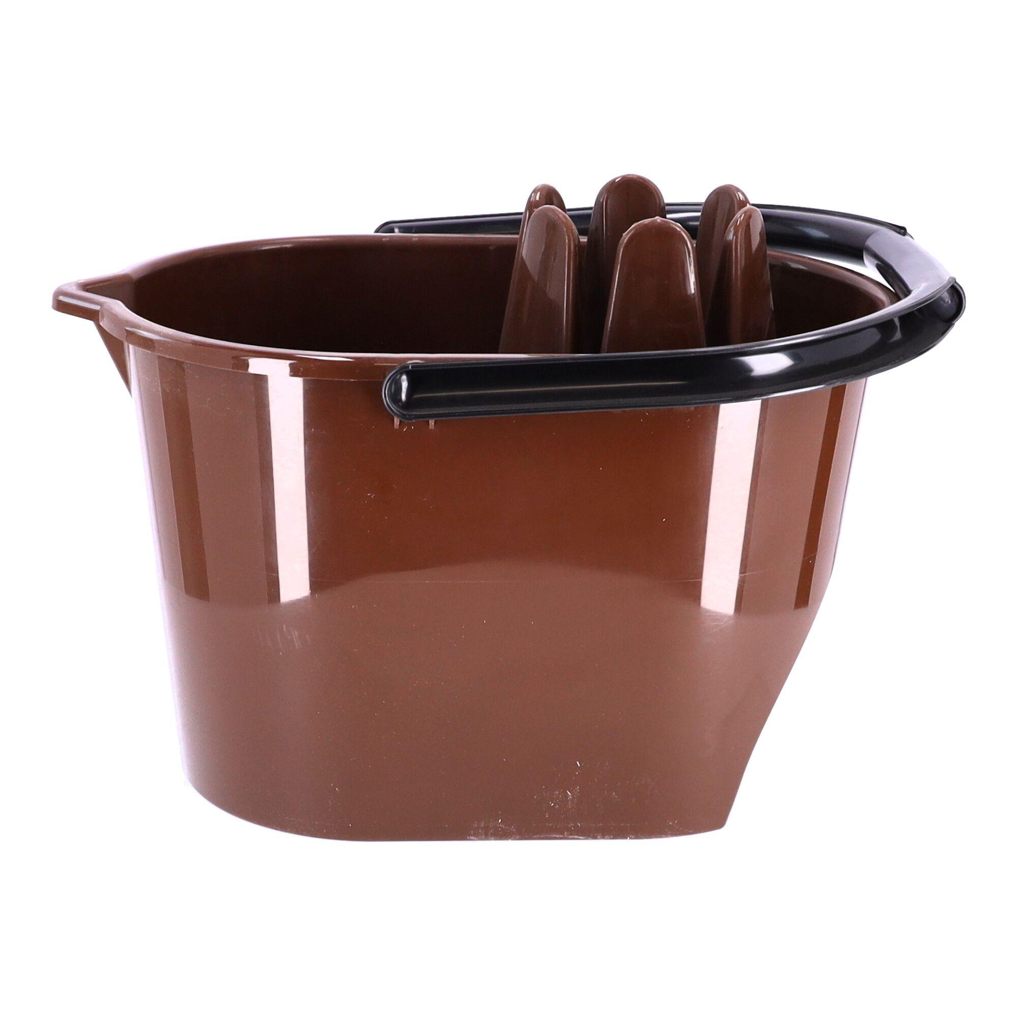 Onafhankelijk regelmatig meloen Mop bucket with squeezer, POLISH PRODUCT - brown