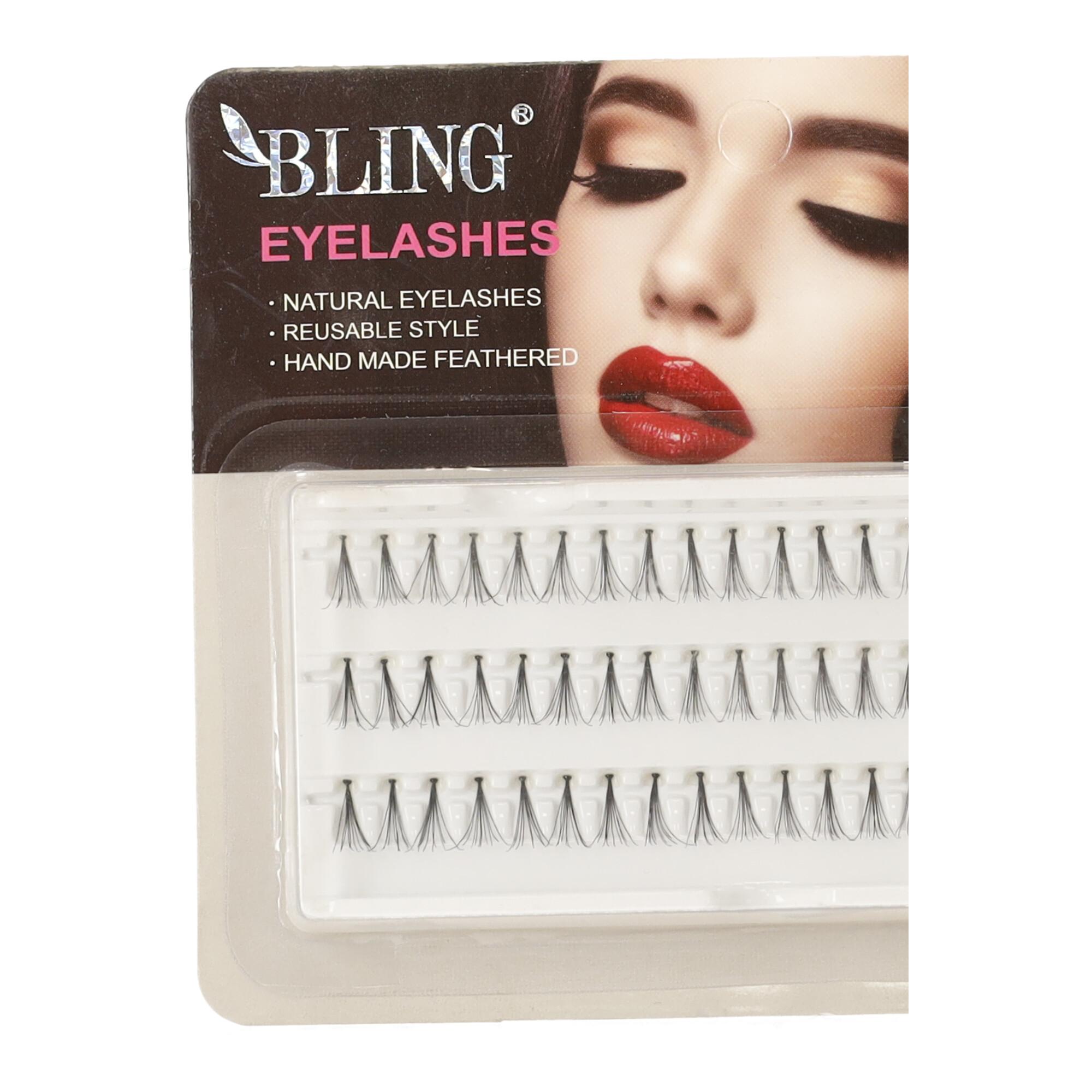 Natural eyelash tufts BLING, 13mm