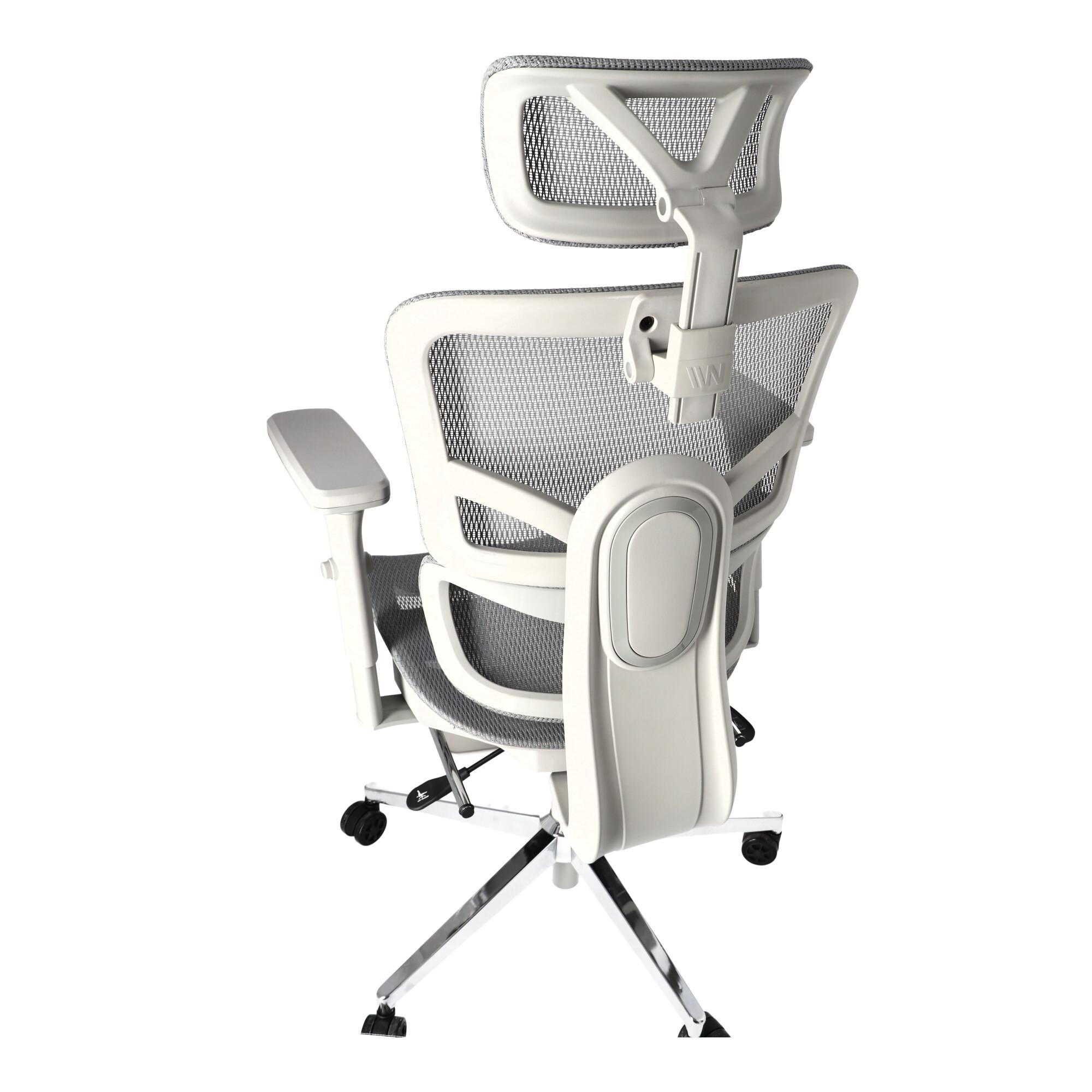 Ergonomic Adjustable Mesh Office Chair - Gray