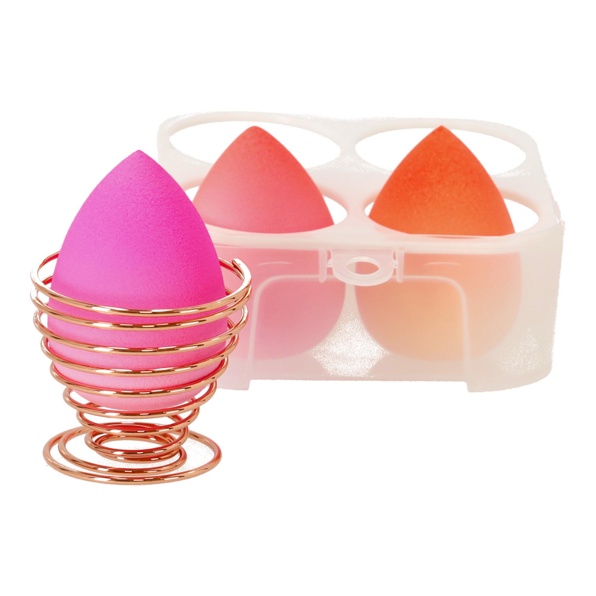 Beauty Blender Box Ombre – Zestaw gąbek do makijażu 3szt.+ stojak na gąbki BLING