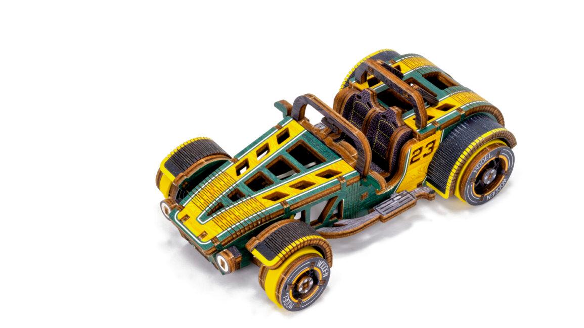 Wooden 3D Puzzle - Car Roadster limited edition