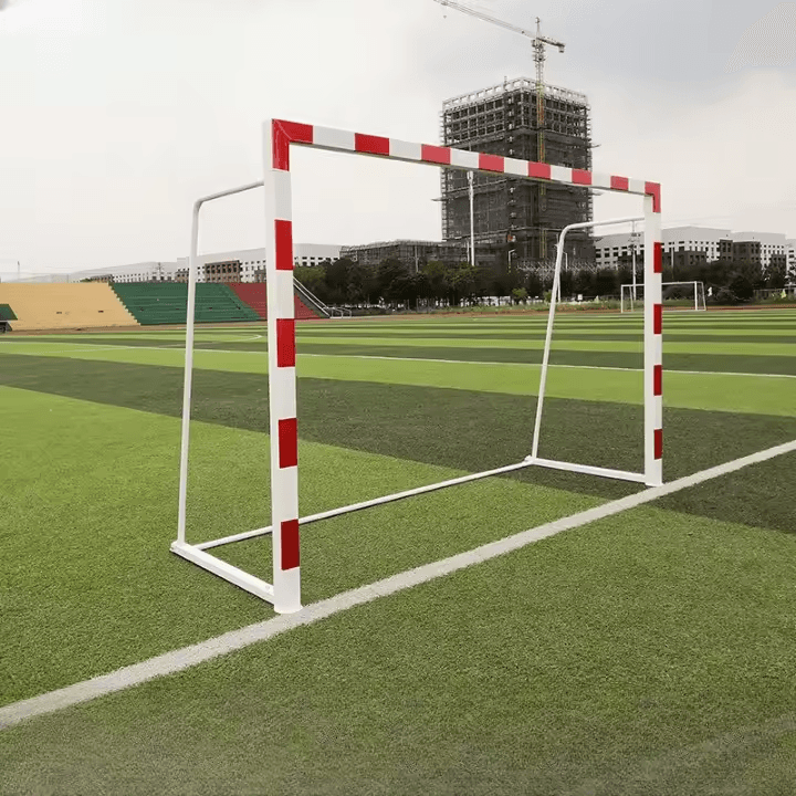 Pro Soccer Goal with Net 300x200 cm - Red and White