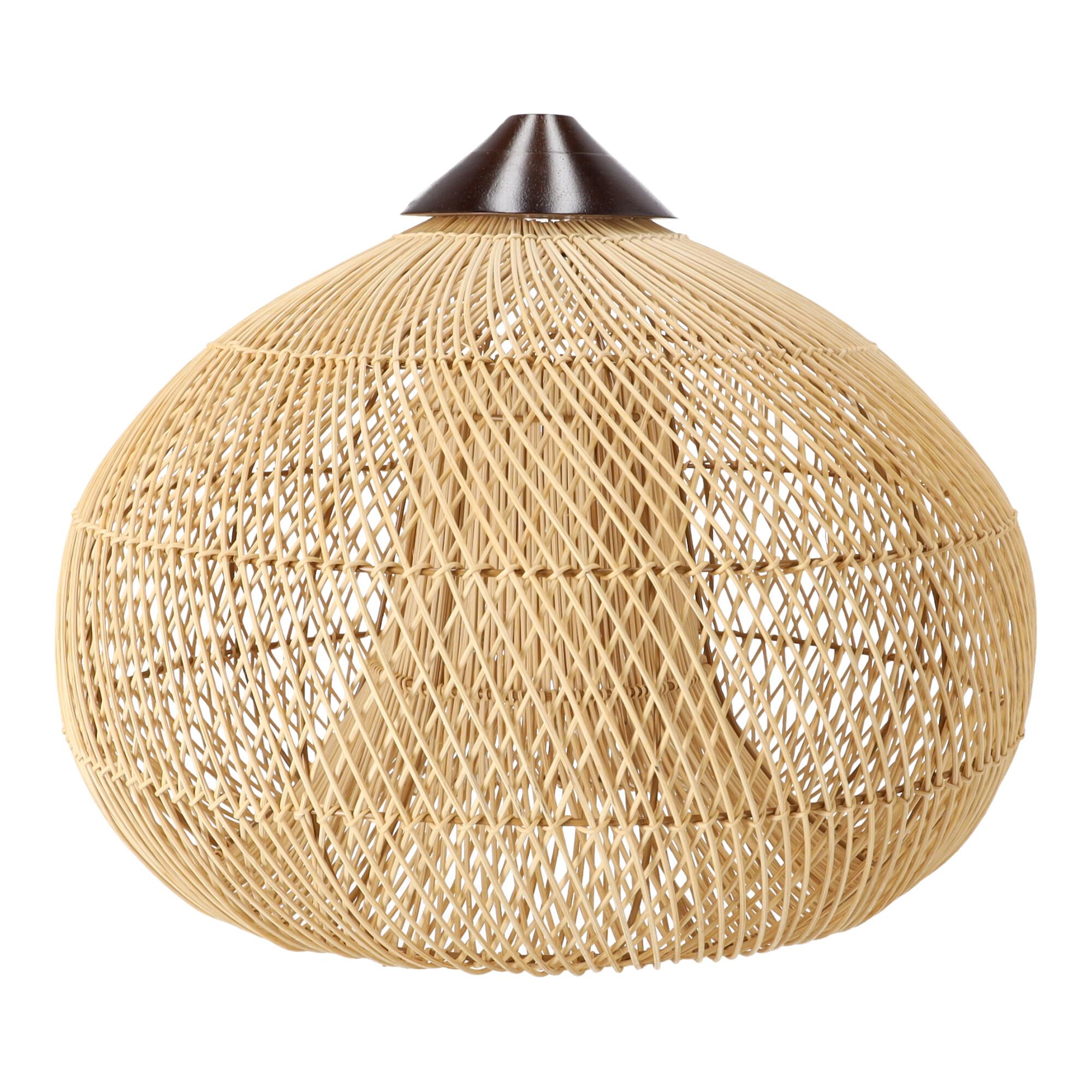 Decorative Rattan Pendant Lamp - 50 cm (Natural Color)