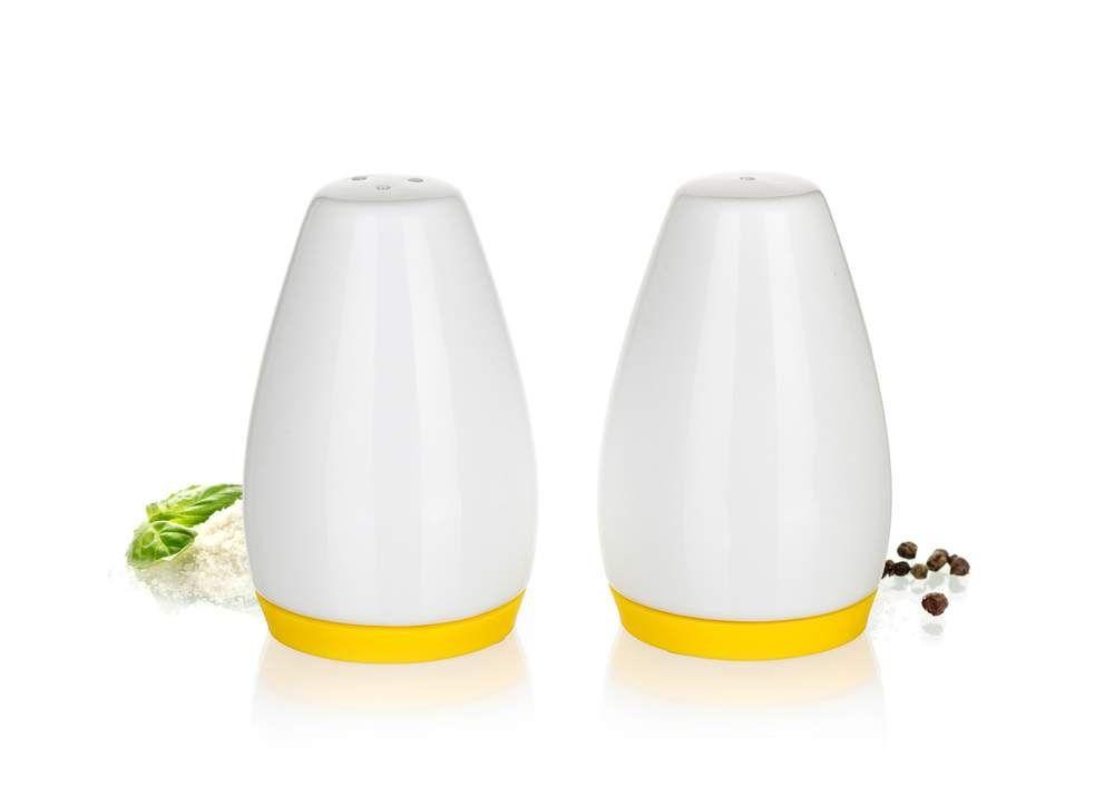 COLOR PLUS YELLOW salt and pepper shaker