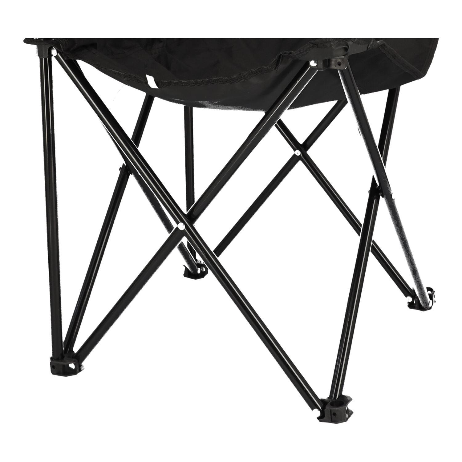 Folding Tourist Fishing Chair - Black Color