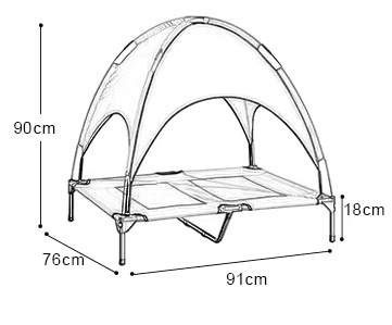 Portable and Foldable Dog Bed