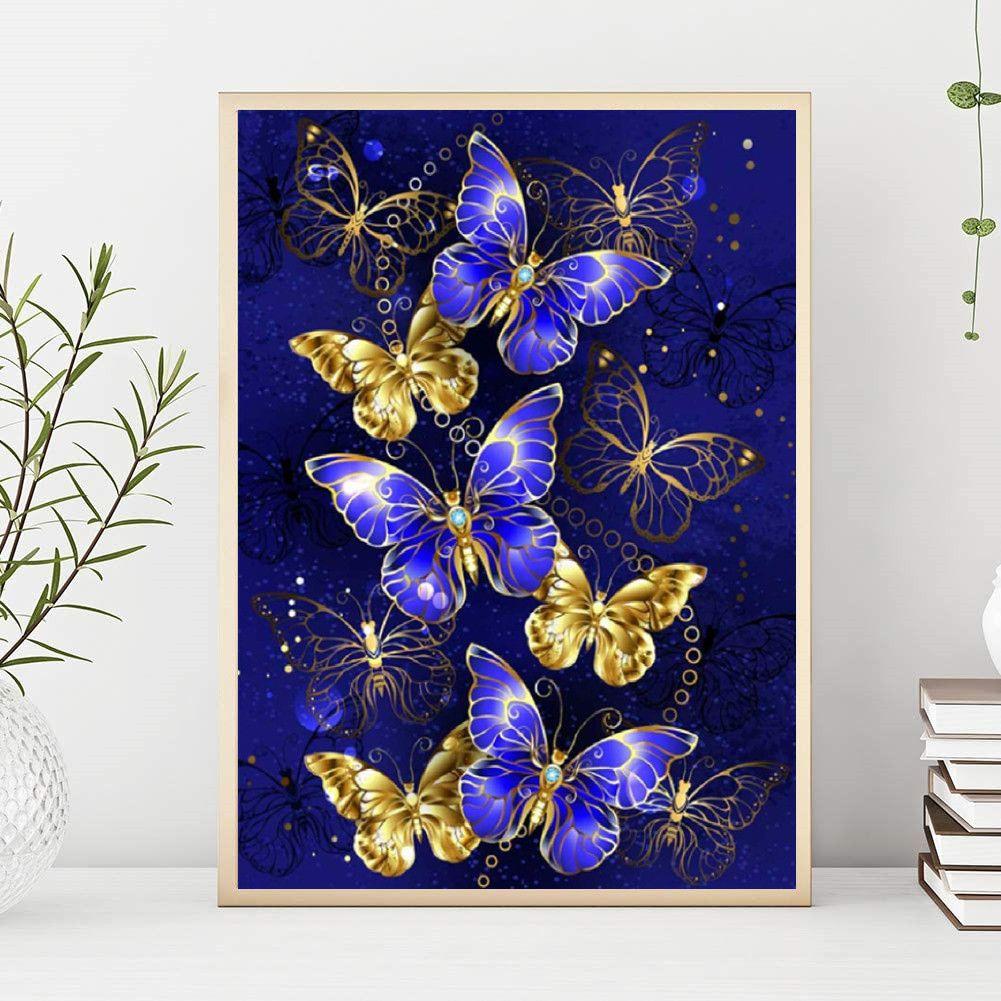 3 Panel extra large diamond painting golden blue abstract cloud full diamond  embroidery mosaic kits triptych home decor AA3447 - AliExpress