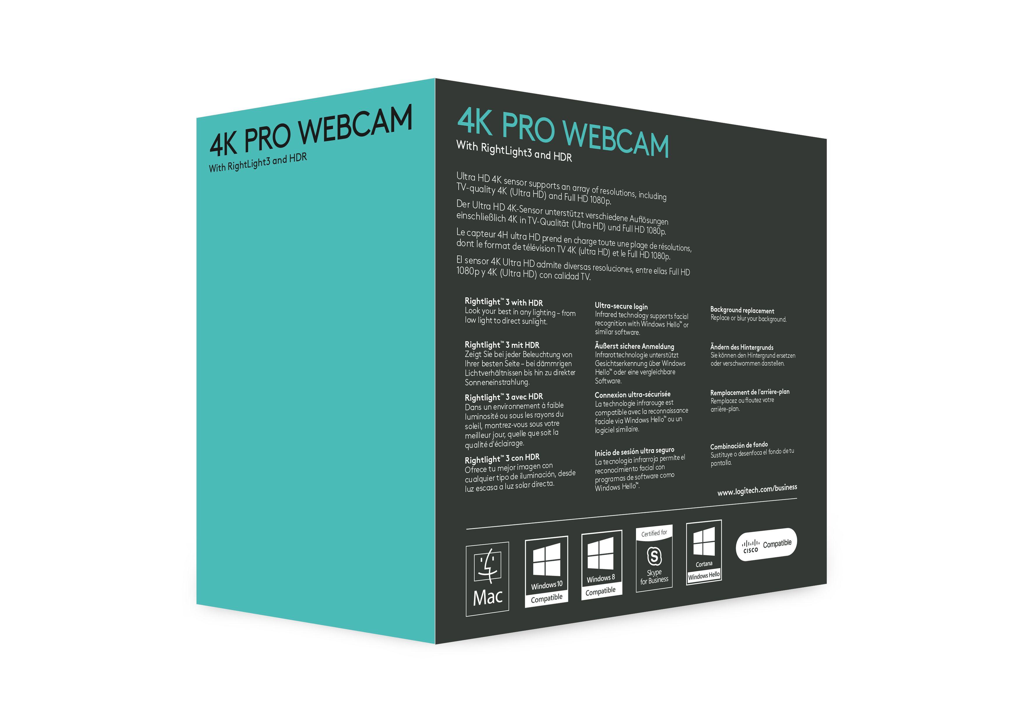Logitech Brio Ultra HD Pro - Webcam 4K