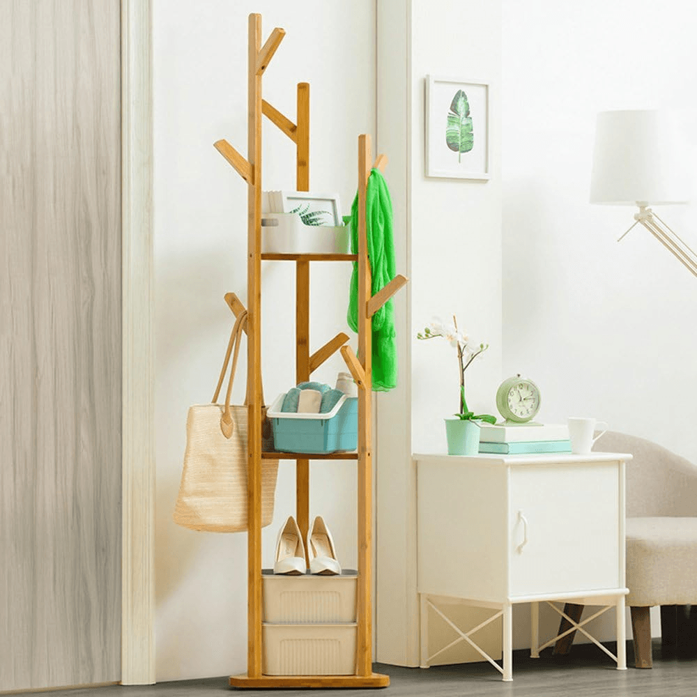 Bamboo Rack in Tree Shape - 165 cm