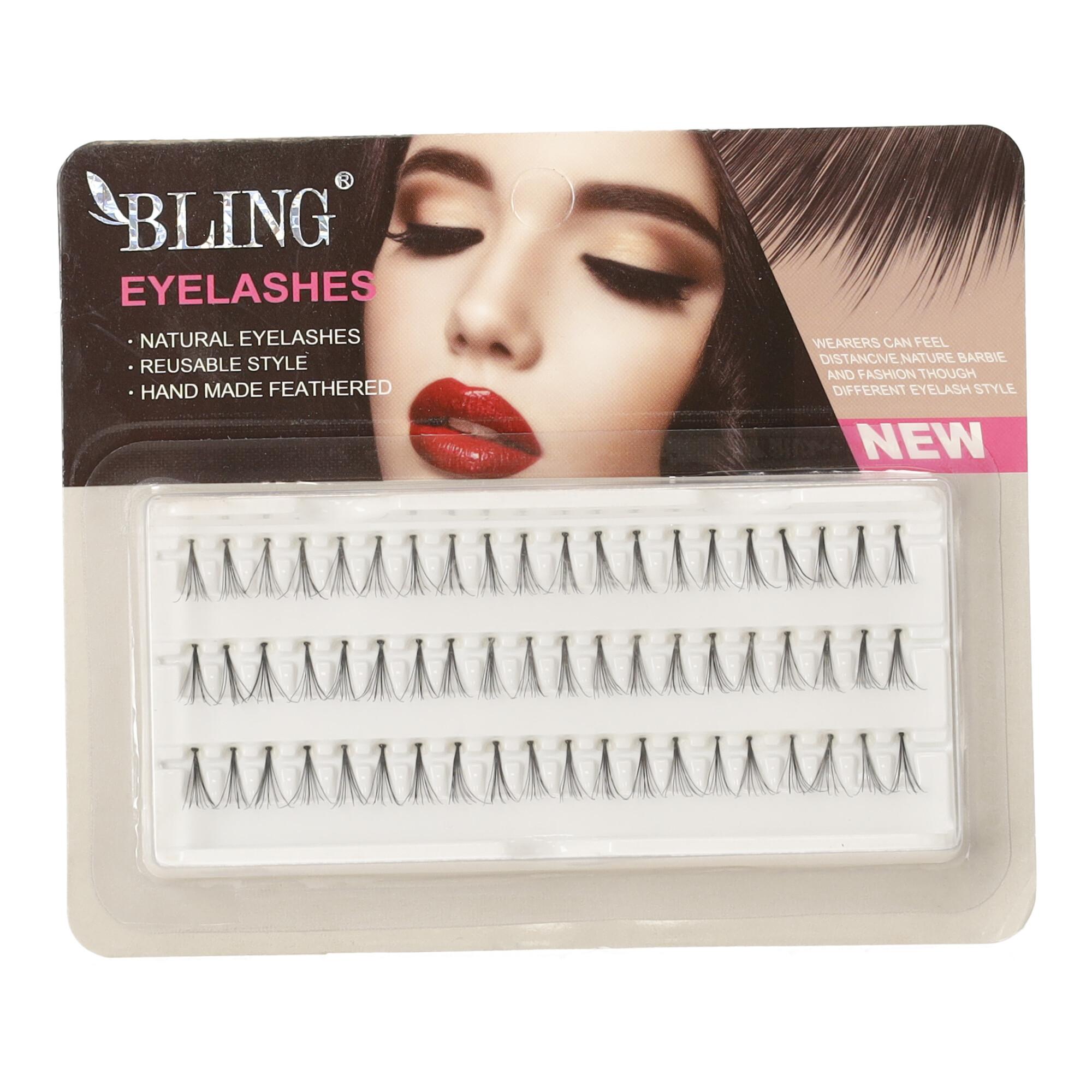 Natural eyelash tufts BLING, 13mm