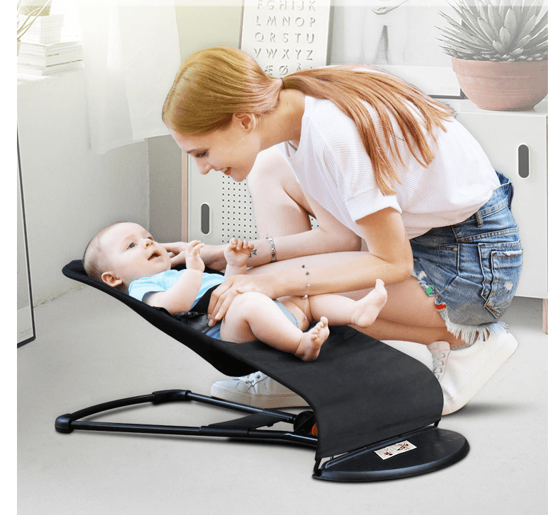 Child's Rocking Lounger - Black