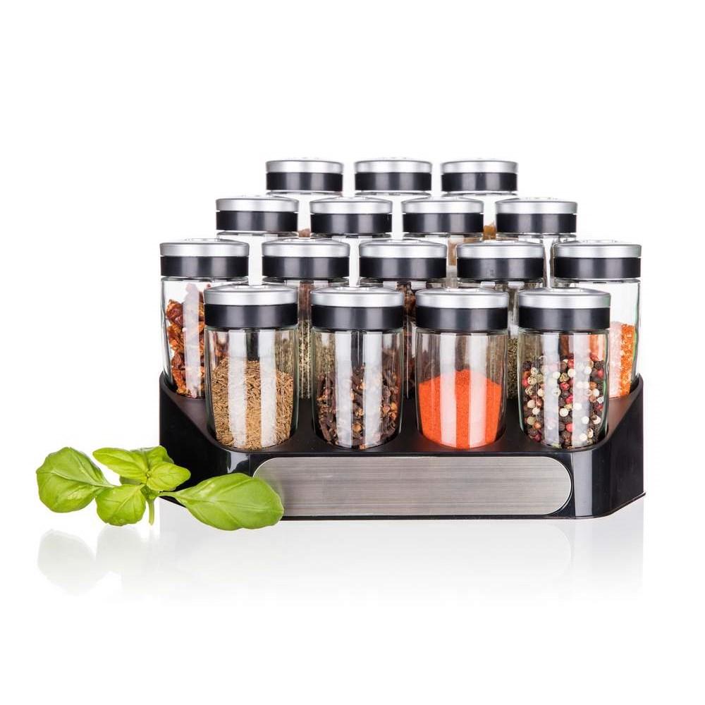 1~16pcs Spices Jars Set Salt and Pepper Shaker 100ml Seasoning Jar