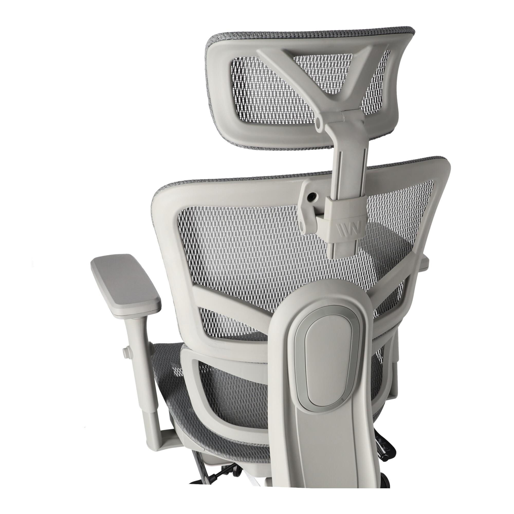 Ergonomic Adjustable Mesh Office Chair - Gray