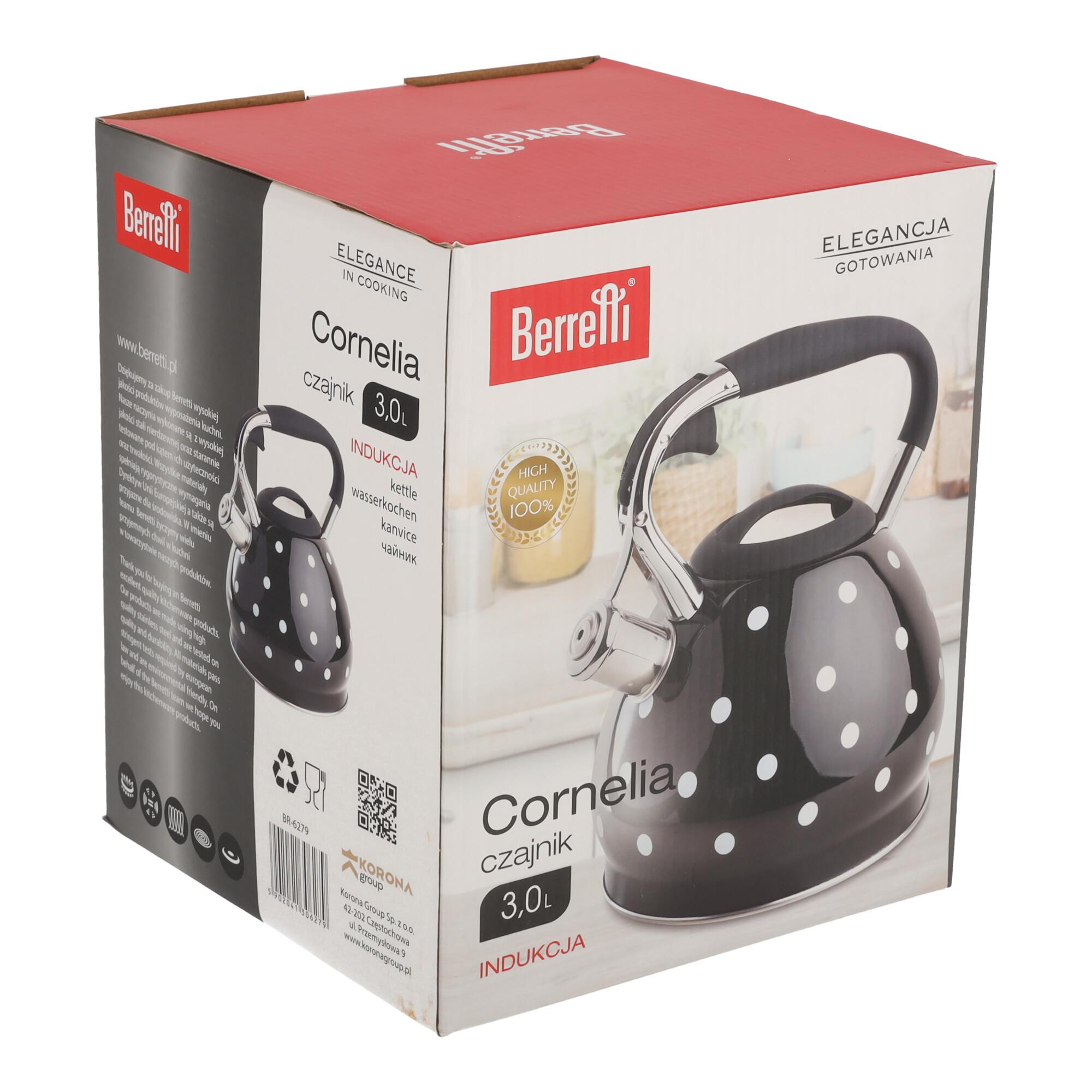 BERRETTI CORNELIA 3L Black Kettle