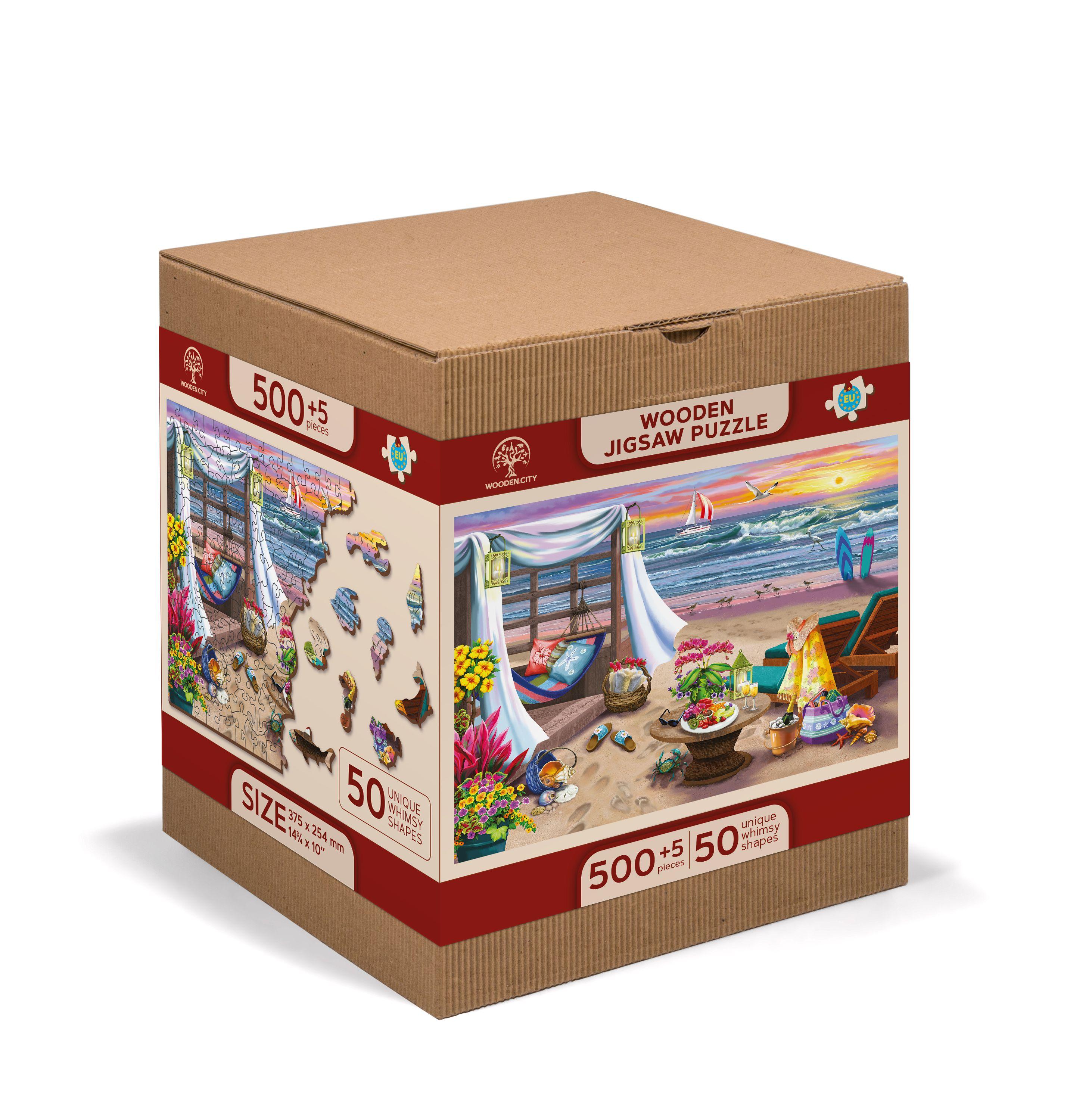 Wooden Puzzle with Figurines - Summer