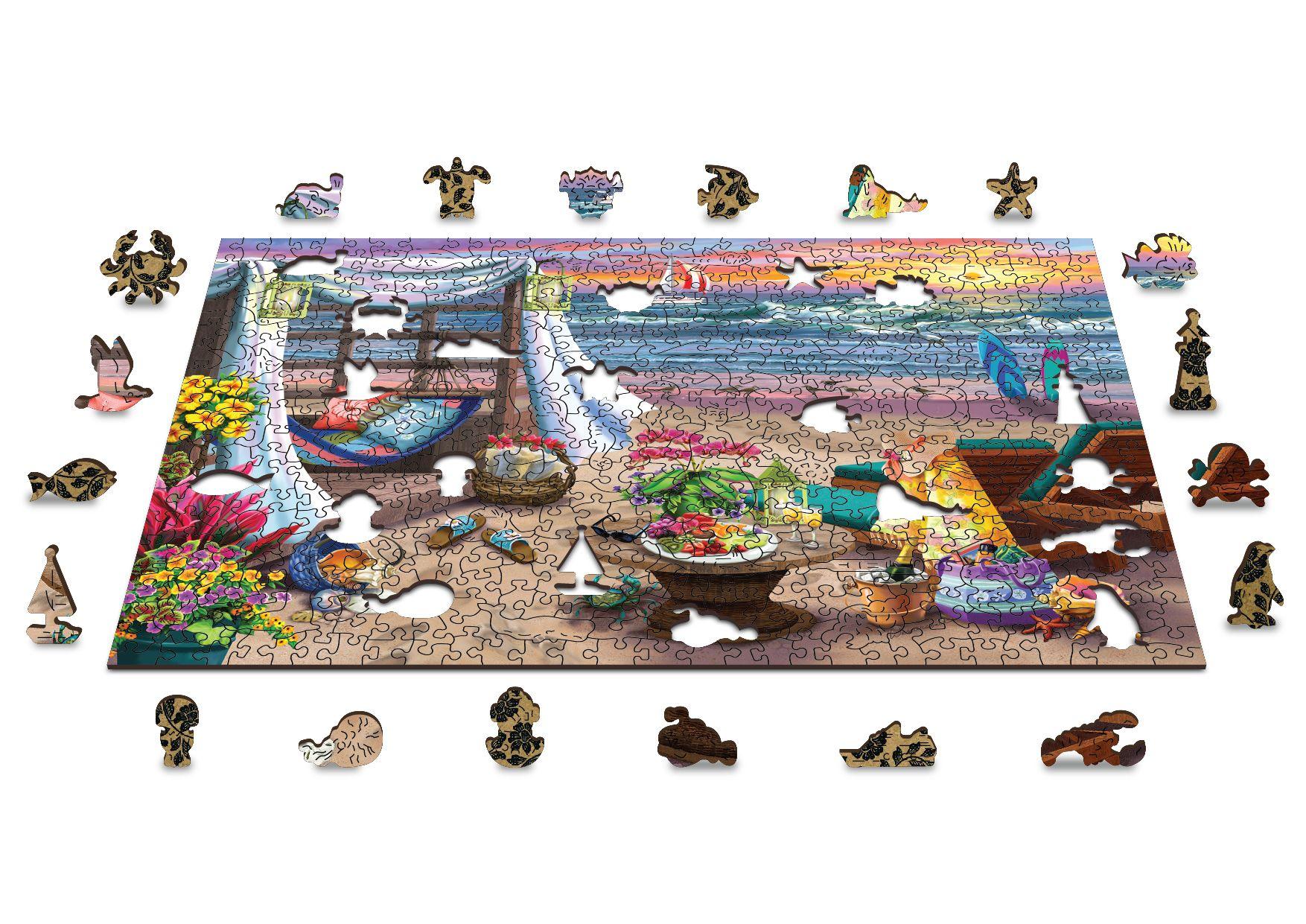Wooden Puzzle with Figurines - Summer