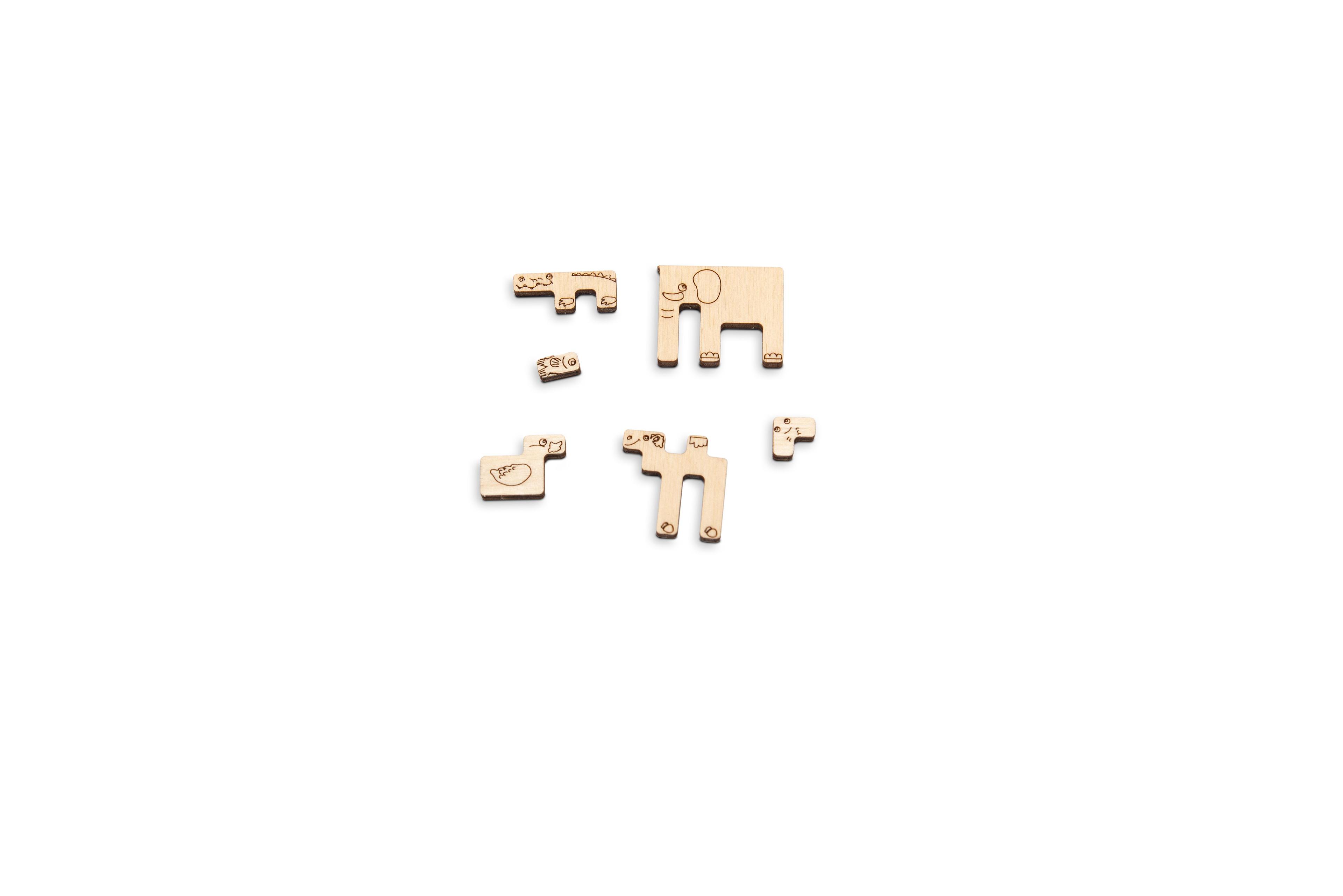 Wooden 3D Puzzle - ZOO