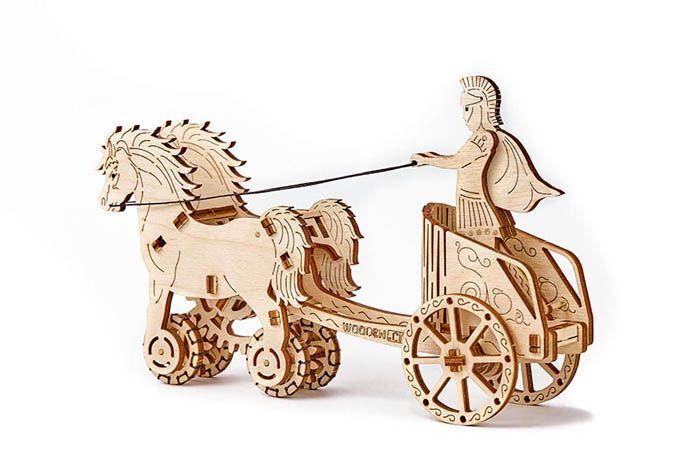 Wooden 3D Puzzle - Roman Chariot