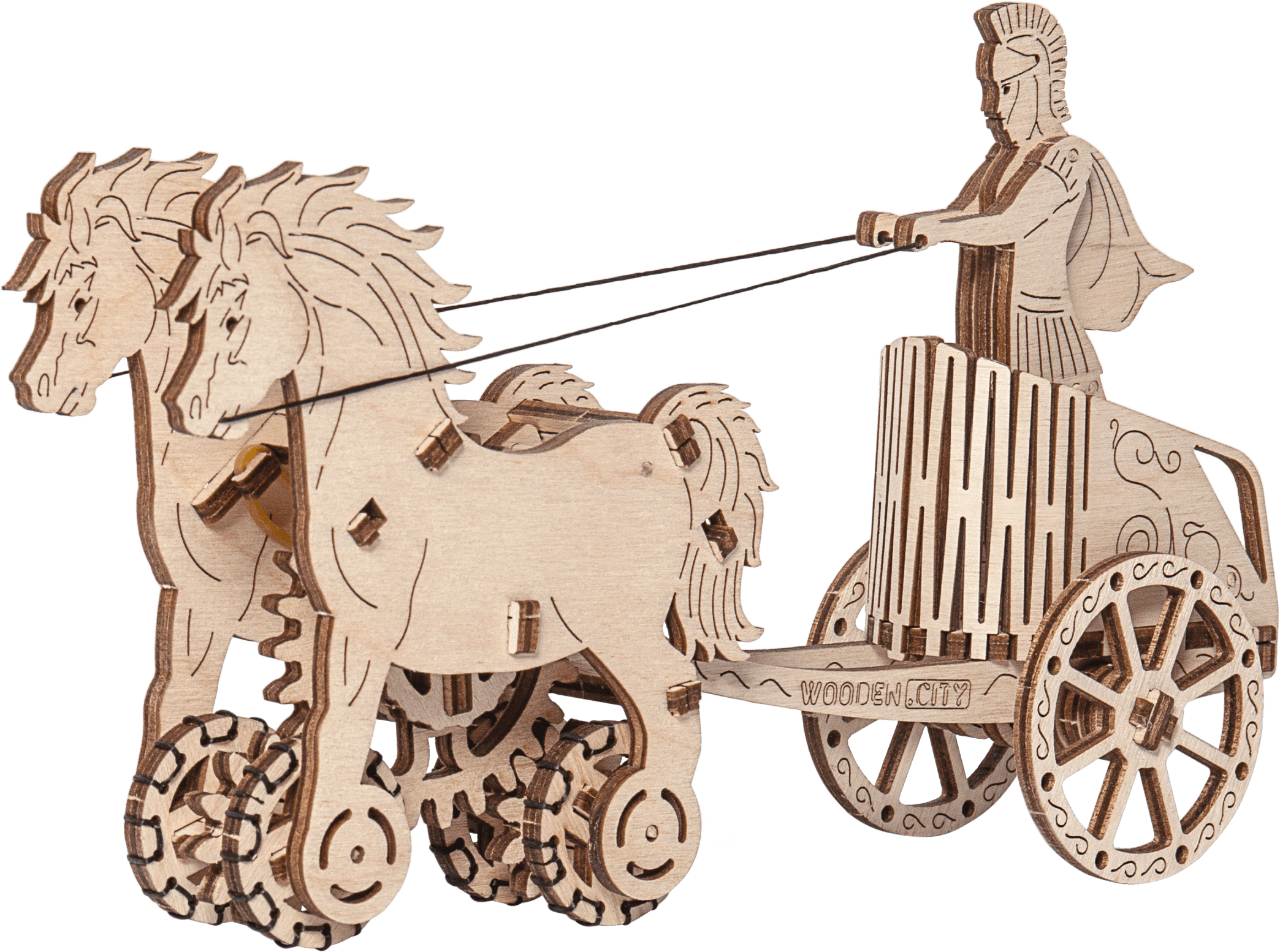 Wooden 3D Puzzle - Roman Chariot