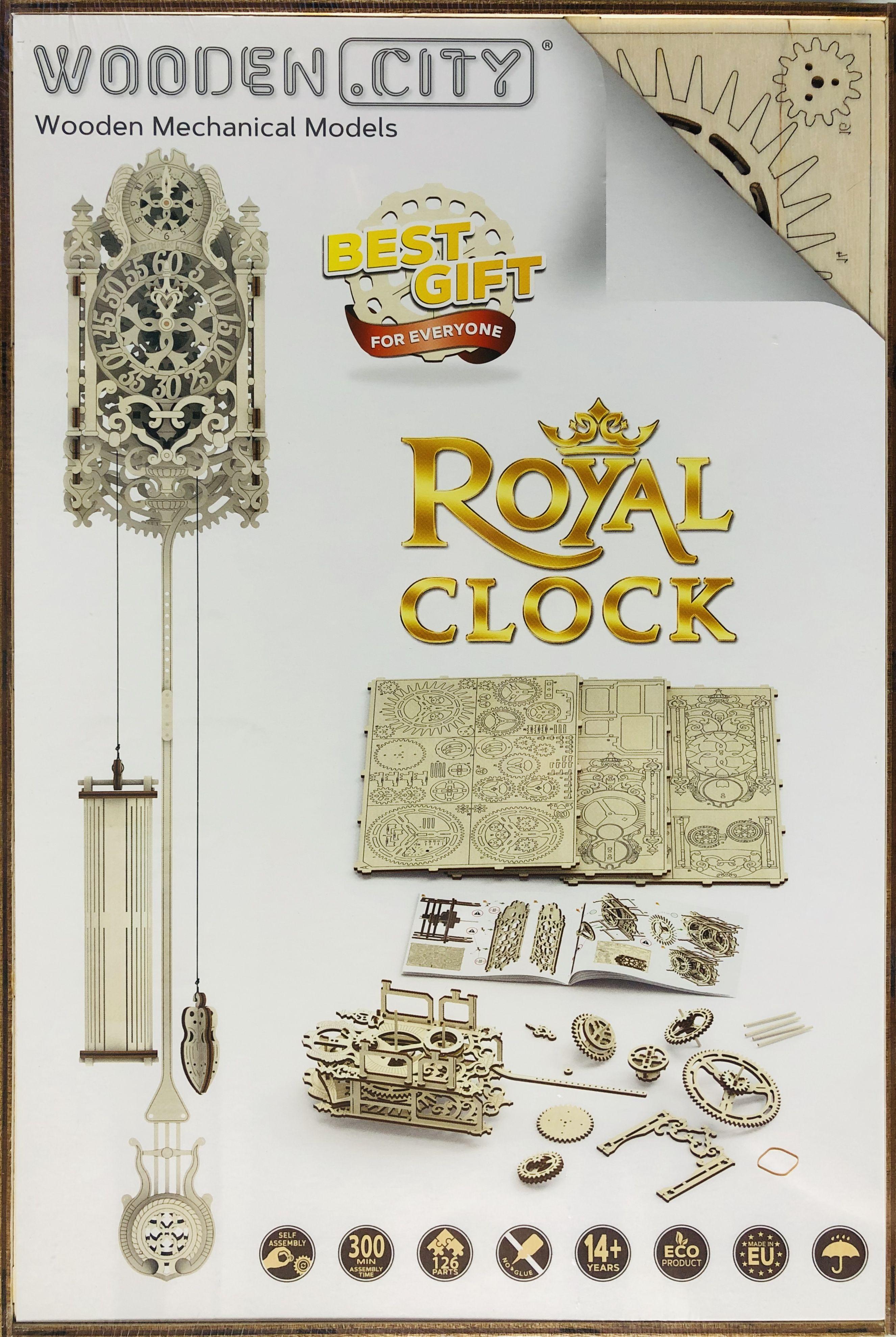 Wooden 3D Puzzle - Royal Clock