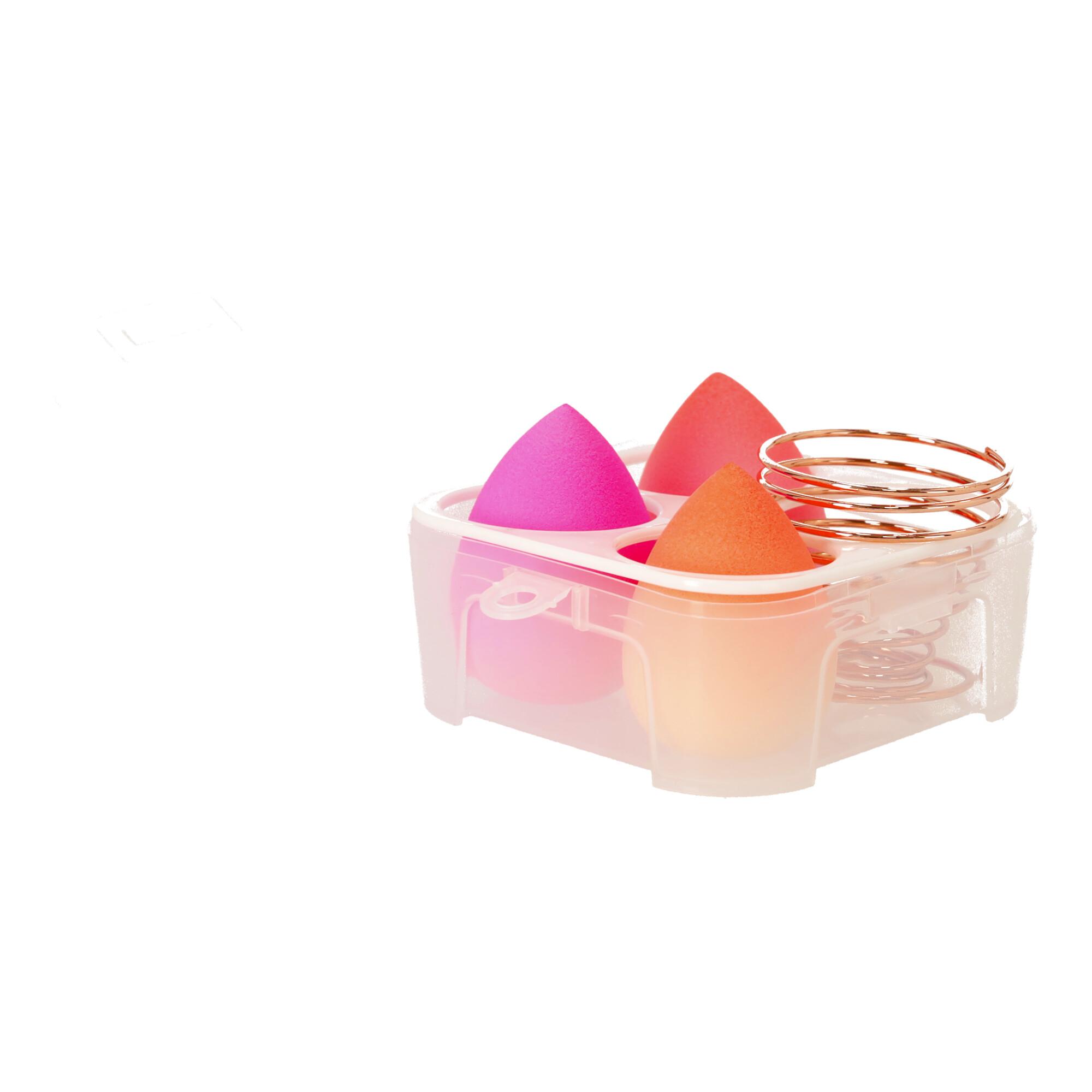 Beauty Blender Box Ombre – Zestaw gąbek do makijażu 3szt.+ stojak na gąbki BLING