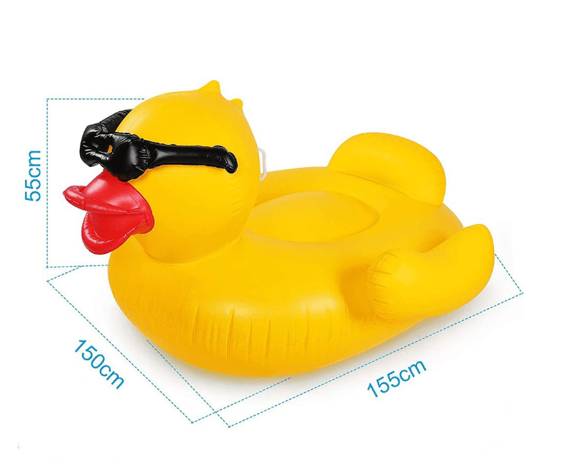 Mattress / Inflatable duck with drink holders