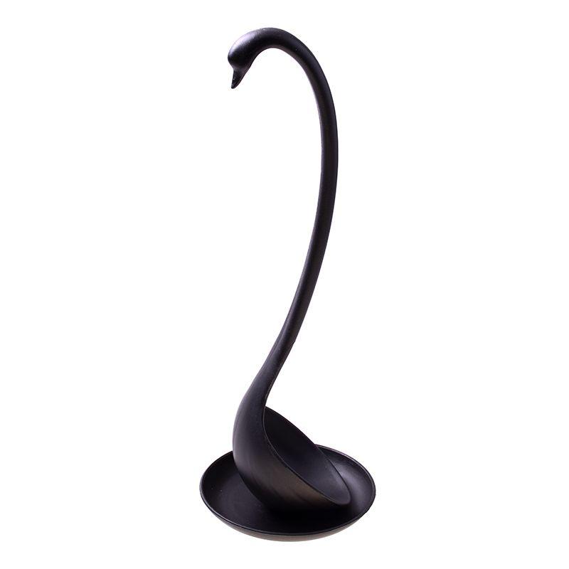 Floating ladle with a stand - black