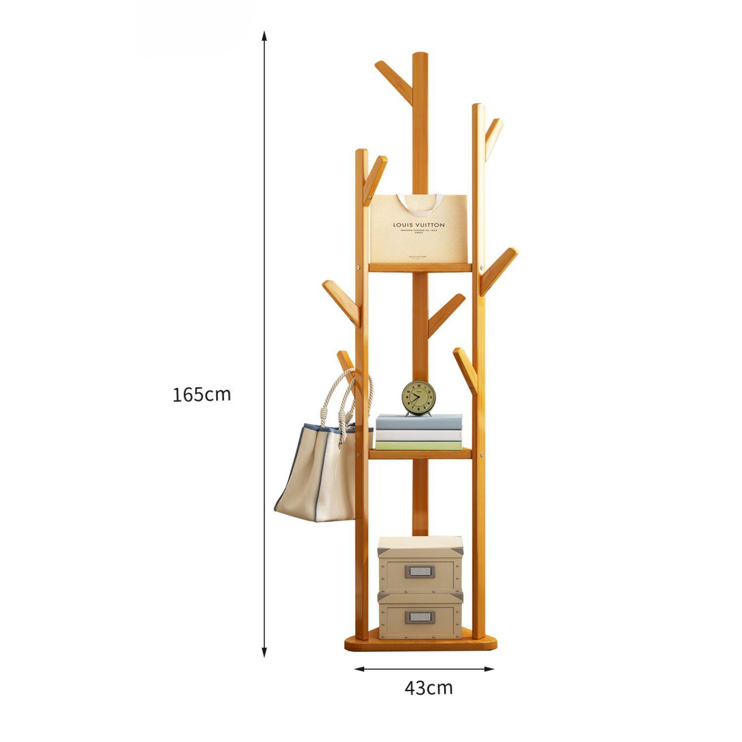 Bamboo Rack in Tree Shape - 165 cm