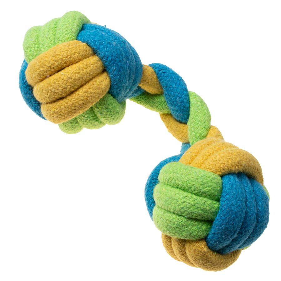 String cord teether dog toy 19cm