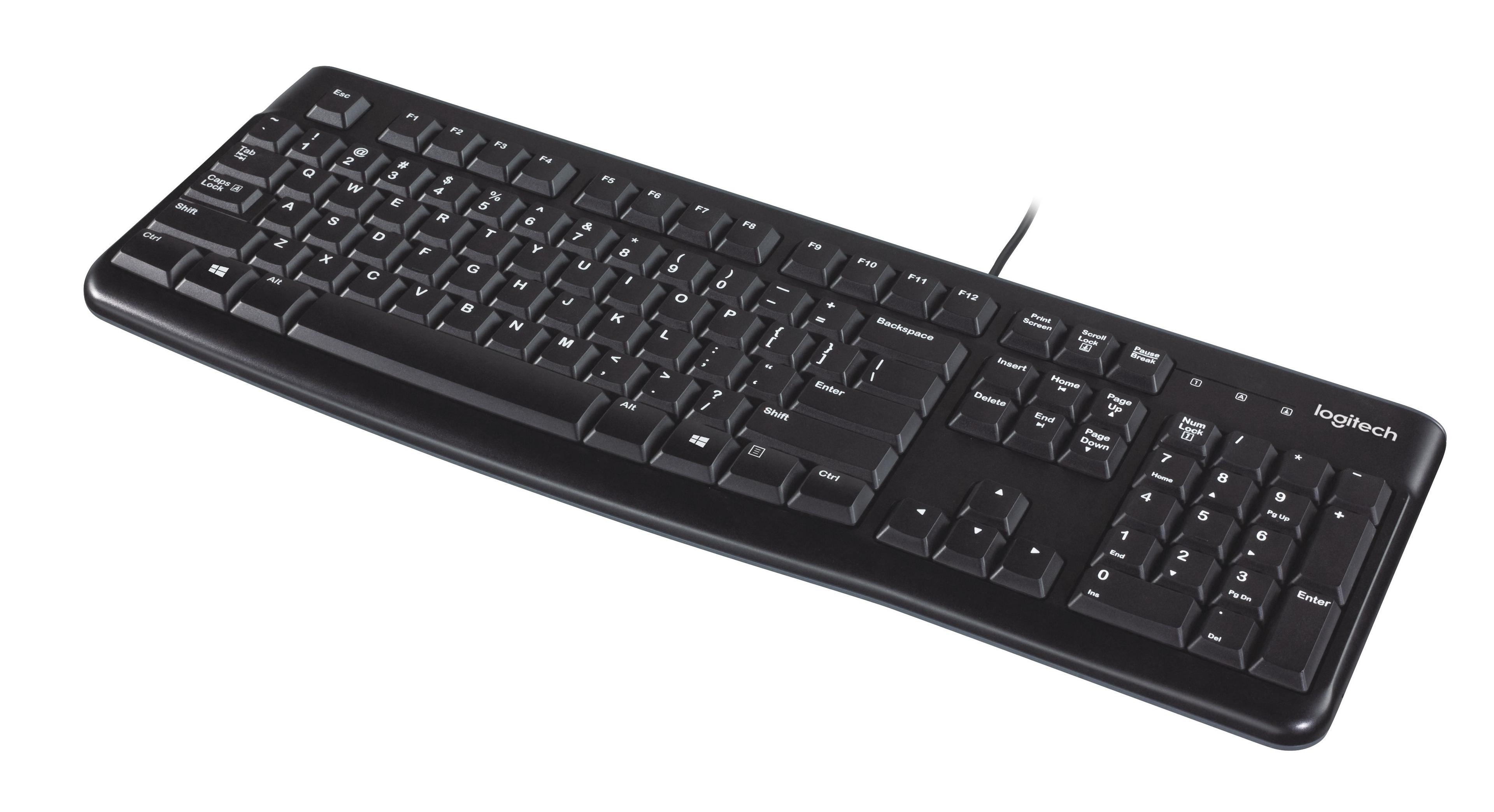 Logitech K120 keyboard USB QWERTY International Black