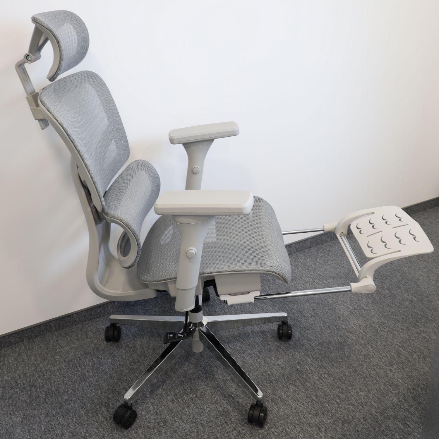 Ergonomic Adjustable Mesh Office Chair - Gray