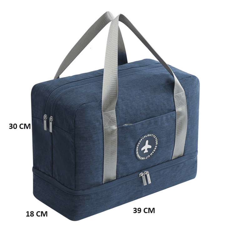 Travel bag for the gym - navy blue