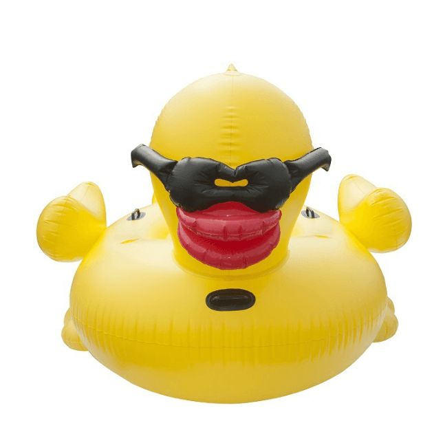 Mattress / Inflatable duck with drink holders