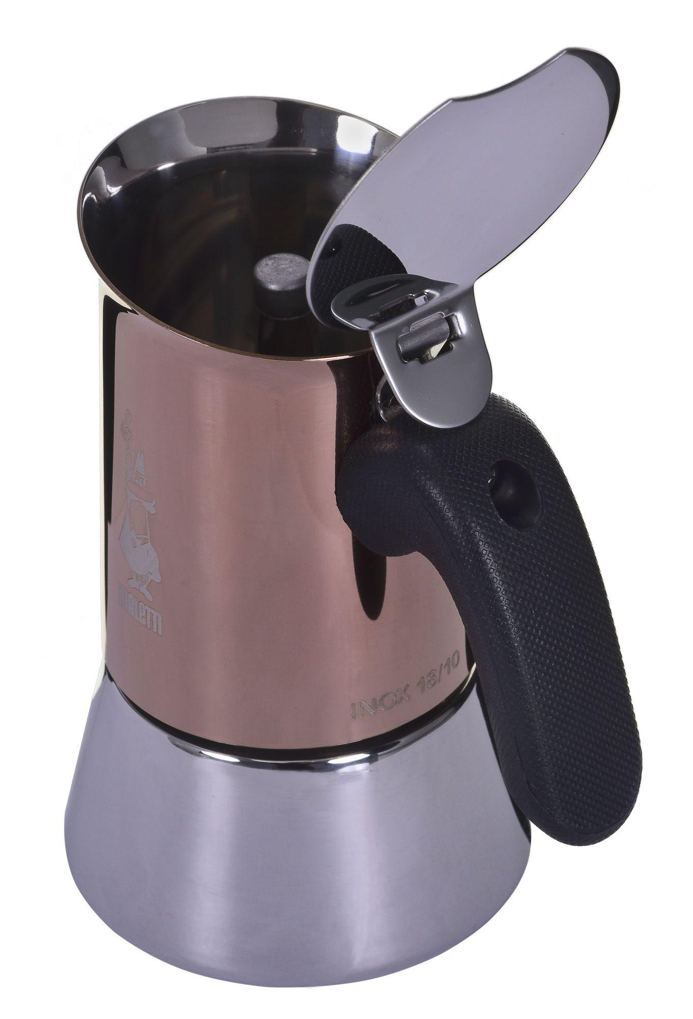 Bialetti Venus 2 Cup Stainless Steel Coffee Maker, Copper