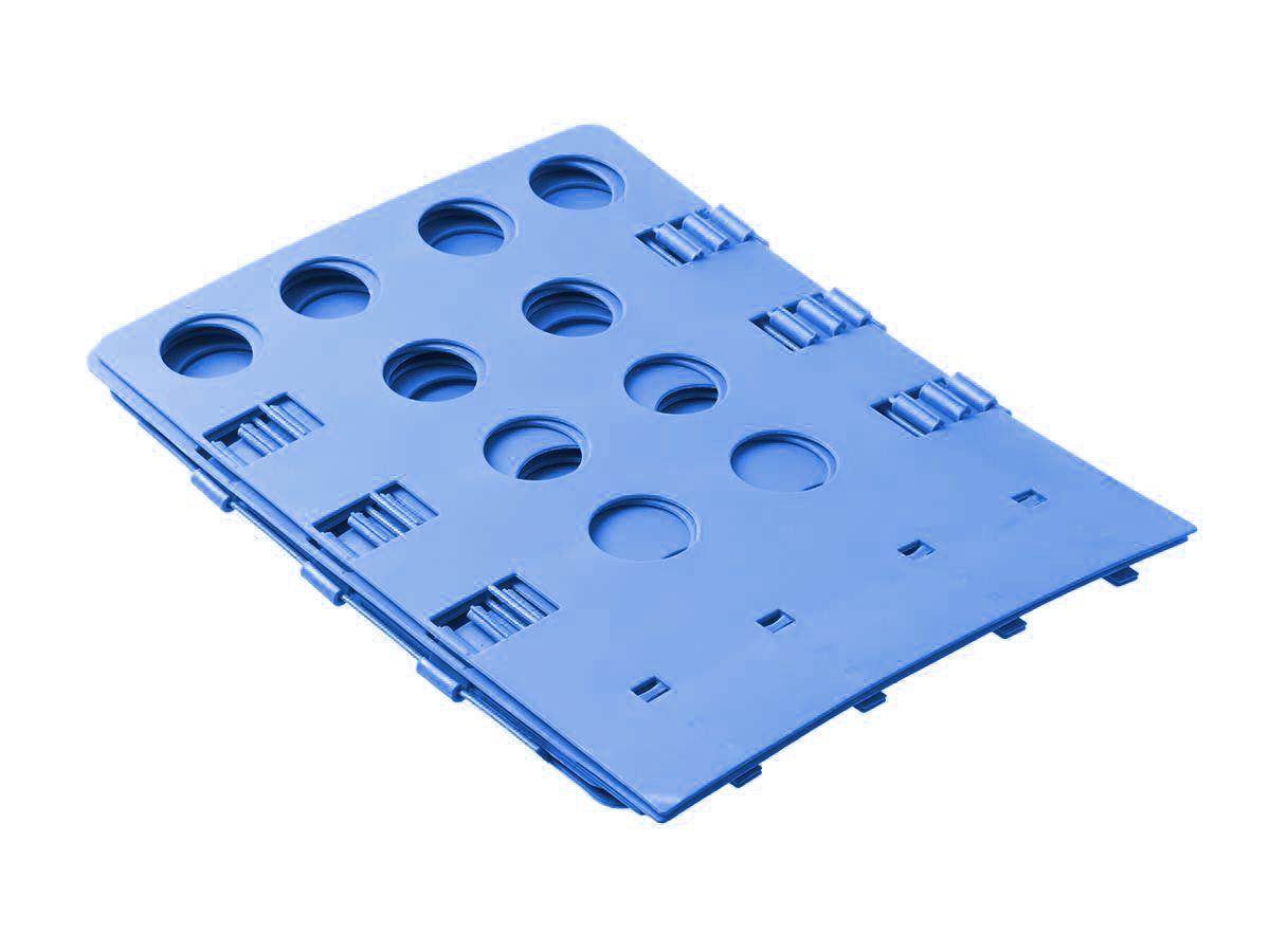 Adjustable board for preparing clothes - blue 