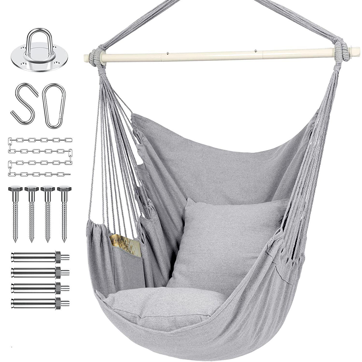 Garden room swing + assembly kit - gray