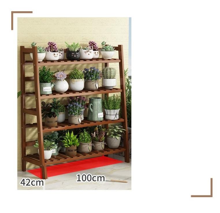 Multi-level trapezoidal shelf, flower stand / 4-level flower stand, 100 cm.