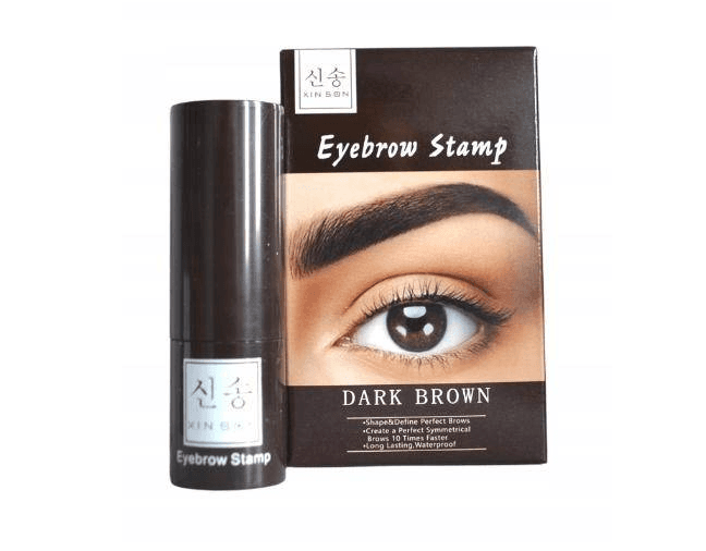 Eyebrow modeling kit - Eyebrow Stamp - dark brown